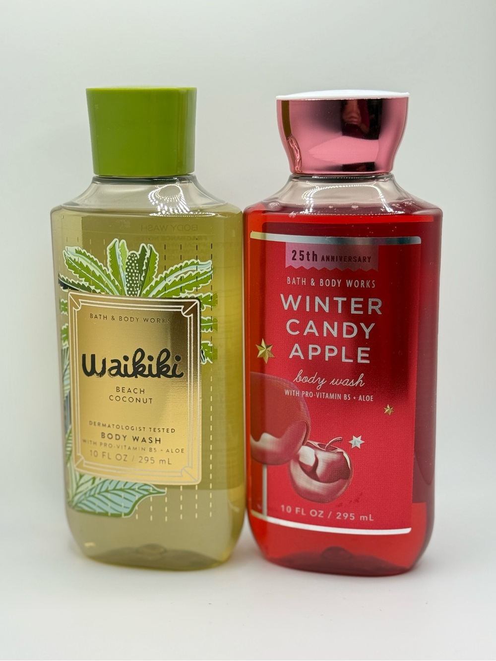 Bath & Body Works Waikiki Beach Coconut & Winter Candy Apple Body Wash Set